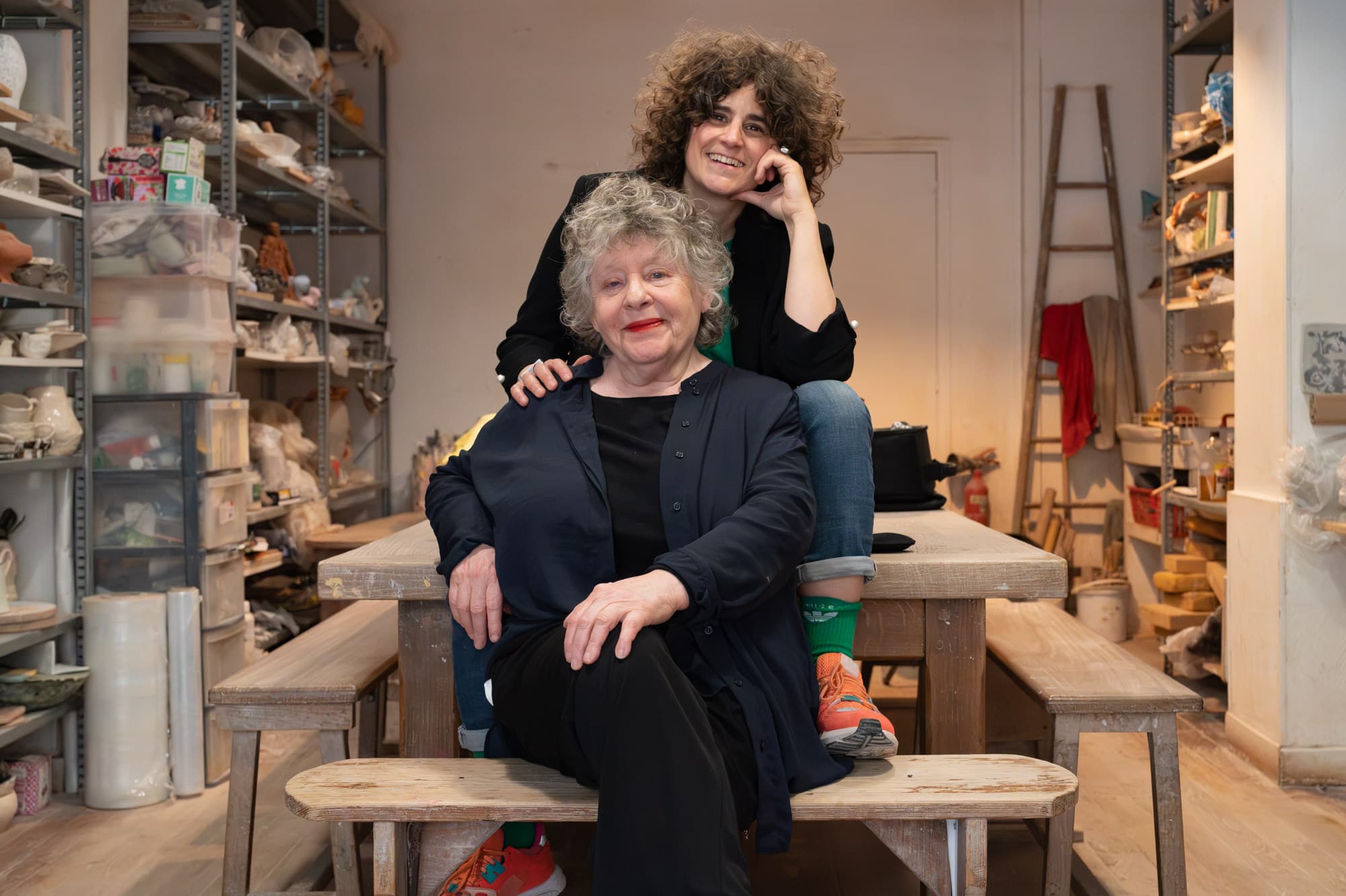 Sylvia et Déborah Katuszewski, fondatrices de l'Atelier Terre Libre
